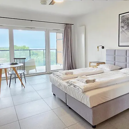 아파트 Holidayhomepl Aquamarina Prima 71 Z Widokiem Na Morze 미엥지즈드로예